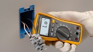 Fluke 117 Digital Multimeter NonContact AC Voltage Detection Measures ResistanceContinuity [upl. by Alicia]