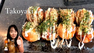 【Takoyaki Recipe】Easy steps to make Takoyaki at home Japanese food at home [upl. by Aerdnad934]