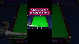 Snooker Exhibition shots  must juddtrump snooker [upl. by Sherm]