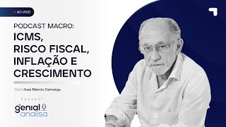 🔴 ICMS risco fiscal inflação e crescimento  Podcast Genial Analisa [upl. by Eatnad]