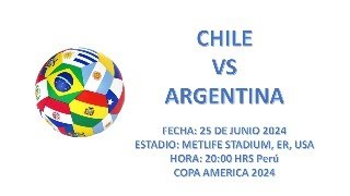 Chile vs Argentina  Copa America 2024 [upl. by Horan]