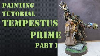 Militarum Tempestus Prime Painting Tutorial part 1 [upl. by Ahsiekal241]