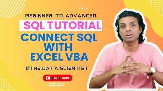 Excel VBA Macro to Get Data From SQL Server Database  using ODBC and ADODB Connection [upl. by Erihppas]