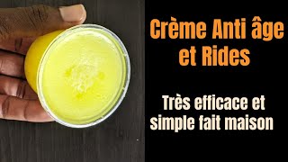 Crème Anti Âge et Rides très efficaces fait maison étape par étape [upl. by Tadio]