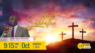 Sabbath Service  Elder Dave McNeich Guava Gap SDA Church  October 7 2023 [upl. by Bac]