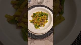 PASSATELLI CON SPECK E ASPARAGI FATTI DA MIA SORELLA LAURA  CIAO A TUTTI [upl. by Kendall]