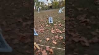 Beautiful Spooky Fall Day Allaire State Park NJ Halloween Decorations halloween fallfun fallcolor [upl. by Chae]