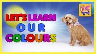 Learn Colors for Kids  Teach preschool and toddlers their colors in English [upl. by Atsylac]