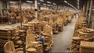 Visit The Leading Wooden Furniture And Wooden Art Chair Factories In Japan and Italy [upl. by Aitnahs]