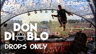 Don Diablo Drops Only  Tomorrowland Belgium 2017 [upl. by Jarus144]