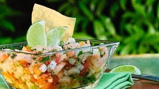 Receta de ceviche de mango verde al mezcal  Recipe green mango ceviche with mezcal [upl. by Kellene]