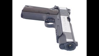 MILBRORAILDUALTONE Milbro 1911 Rail Dual tone Full Métal CO2 Blowback 1J DMdiffusion [upl. by Atikahs]