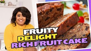 Fruity Delight Rich Fruit Cake Recipe [upl. by Ranilopa]