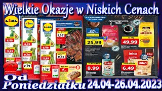 Lidl  Nowa Gazetka Promocyjna  Oszczędzaj z Lidlem Od 24042023  W Lidlu Się Opłaca [upl. by Yesdnyl]