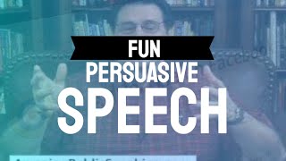 Fun Persuasive Speech Topics [upl. by Anilatsyrc]