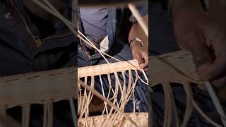 How rattan panelist weaving is done for beds shorts shortsvideo [upl. by Jarid417]