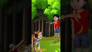 Shiba  Tiger Target 🎯 শিবা কাটুন new Episode Shiva viralshort animationvideo শিবা বাঘসিংহ [upl. by Akili155]