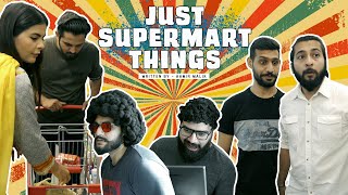 JUST SUPER MART THINGS  Comedy Skit  Karachi Vynz Official [upl. by Aerdnua135]