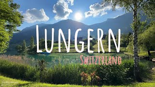 Switzerland Beautiful Swiss Village Of Lungern In Summer 4k [upl. by Amalea]