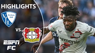 🚨 50 GAMES 🚨 Bochum vs Bayer Leverkusen  Bundesliga Highlights  ESPN FC [upl. by Lupee]