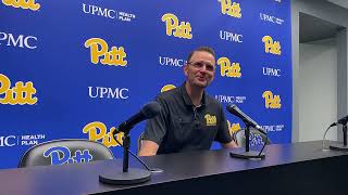 Pitt Volleyball HC Dan Fisher Speaks on No 4 Louisville [upl. by Pippas]