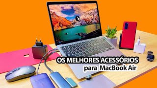 os MELHORES e MAIS BARATOS acessórios para MACBOOK AIR [upl. by Sharl]