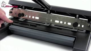 Swingline 74450 24 Hole Heavy Duty Hole Punch Demo [upl. by Anifur]