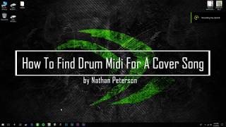 How To Find Drum Midi For A Cover Song [upl. by Joshuah207]