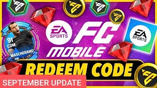 NEWFC MOBILE CODES for SEPTEMBER 2024 HOW To REDEEM CODE 2024 FC MOBILE CODES SEPTEMBER 2024🎁 [upl. by Indyc]