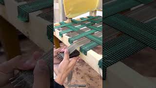 The furniture manufacturing process is belt tensioning [upl. by Eelrak]