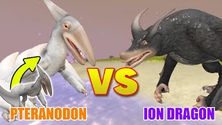 Pteranodon vs Ion Dragon  Dino vs Titan S4E4  SPORE [upl. by Hsirahc]