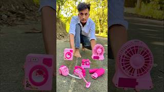 Satisfying With Unboxing Toy Set Review Washing Machine Vacuum Cleaner Hair Dryer Iron amp Fan 🔥 [upl. by Seniag327]