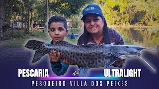 Pescaria de Ultralight no Pesqueiro Villa dos peixes em SUMARÉSP Um Paraíso em Meio a NATUREZA [upl. by Innek]