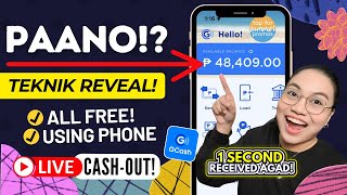 P50K GCASH KINITA KO SA APP NATO ALL FREE PAANO  TEKNIK REVEAL  INSTANT PAYMENT PA GAMIT CP [upl. by Hurff]