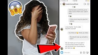 CATFISHING MY BOYFRIEND TO SEE IF HE CHEATS  MUST WATCH [upl. by Hahcim]