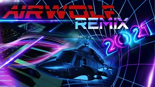 Airwolf Theme  Remix 2021  Airwolf Synth Remix  Korg Kronos [upl. by Neenad868]