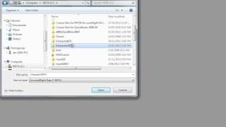 Restoring a MYOB Company file [upl. by Nerty879]