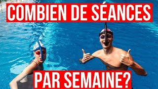 Entrainement Natation  Combien de séance natation par semaine  💦 en fonction de tes objectifs [upl. by Agretha409]