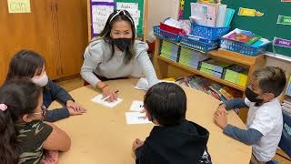 Kindergarten Small Group Creating a Decodable Using Interactive Writing [upl. by Ahsatel]