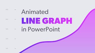 How to Create an Animated Line Chart in PowerPoint  Neumorphic Style [upl. by Nomar]