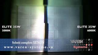 5000K vs 6000K  kit xenon 35W CANBUS quotELITEquot GEN II [upl. by Cran]