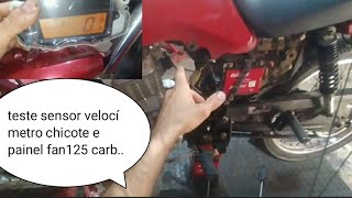 Velocímetro Fan125 não funciona como testar todo sistema [upl. by Vincentia]