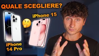 iPhone 14 Pro vs iPhone 15  QUALE SCEGLIERE [upl. by Tound]