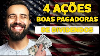 DIVIDENDOS EM DOLAR Ações americanas baratas e pagam bons dividendos 25 ANOS PAGANDO DIVIVDENDOS [upl. by Maryellen750]