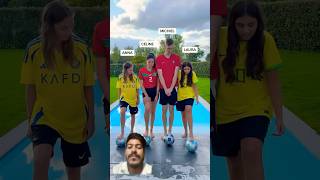 Girls vs boy football ⚽️ challenge shortsfeed trending viralvideo viralshorts football [upl. by Enellij]