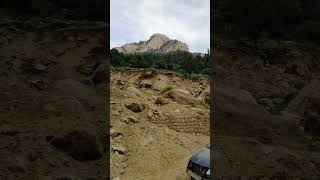 A Stunning Moment Massive Mountain Landslide in Seconds shorts short landslide shortvideo [upl. by Green]