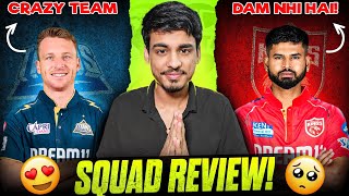 GUJARAT  BEST TEAM OF 2025 💪  PUNJAB ME DAM NHI 🤯  IPL 2025 Squad Review [upl. by Nazario]