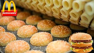 How McDonalds Burger Are Made McDonalds Burger Factory [upl. by Maddis248]