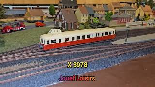 Autorail Picasso X3978 Jouef Loisirs [upl. by Annayt163]