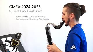 20242025 GMEA AllState  Concert Band Grades 910 Bass Clarinet Lyrical Étude [upl. by Spense]